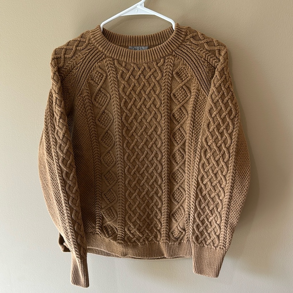 J Crew Cable Knit Sweater